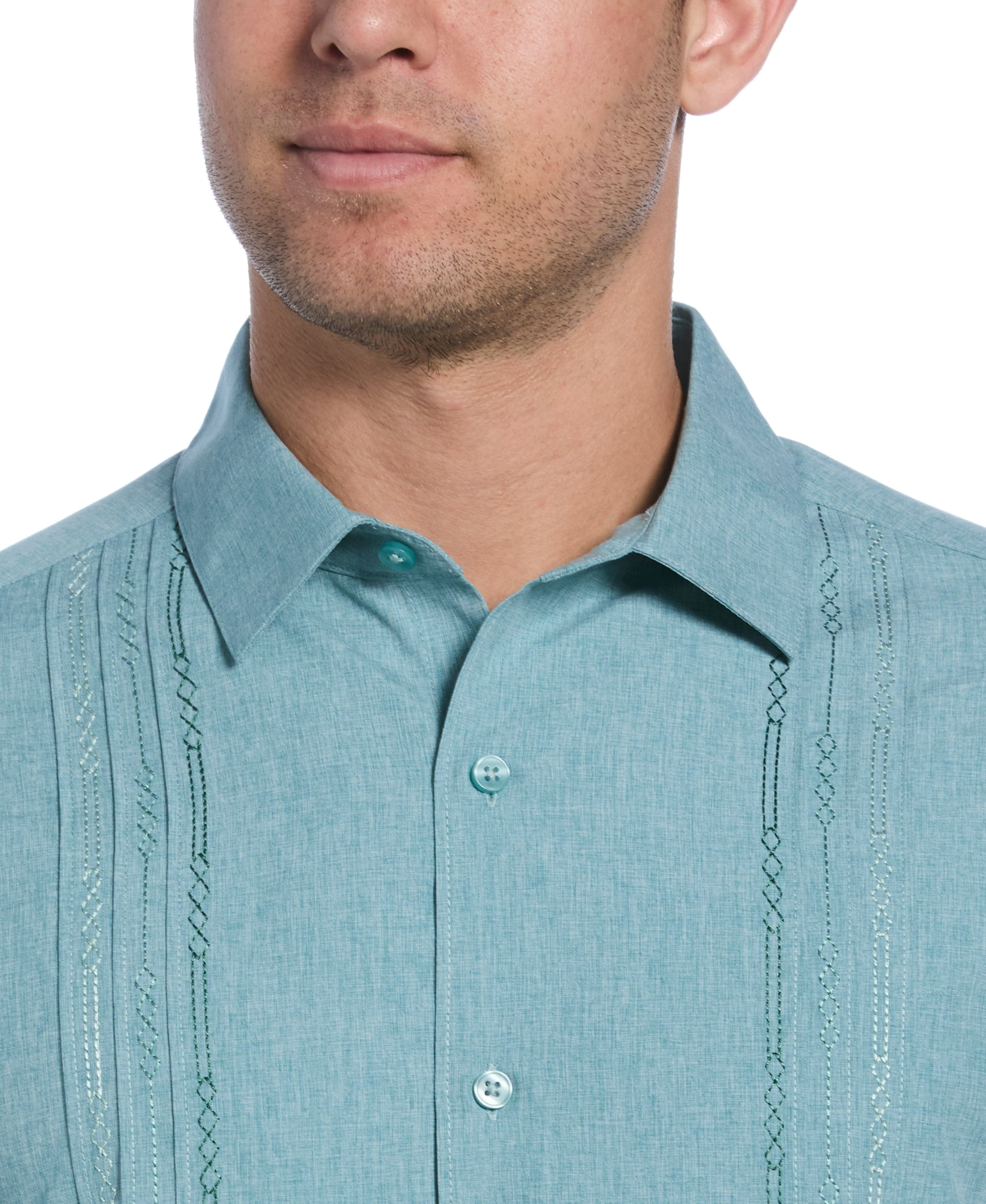 Geo Embroidered Panel Shirt - Image 15