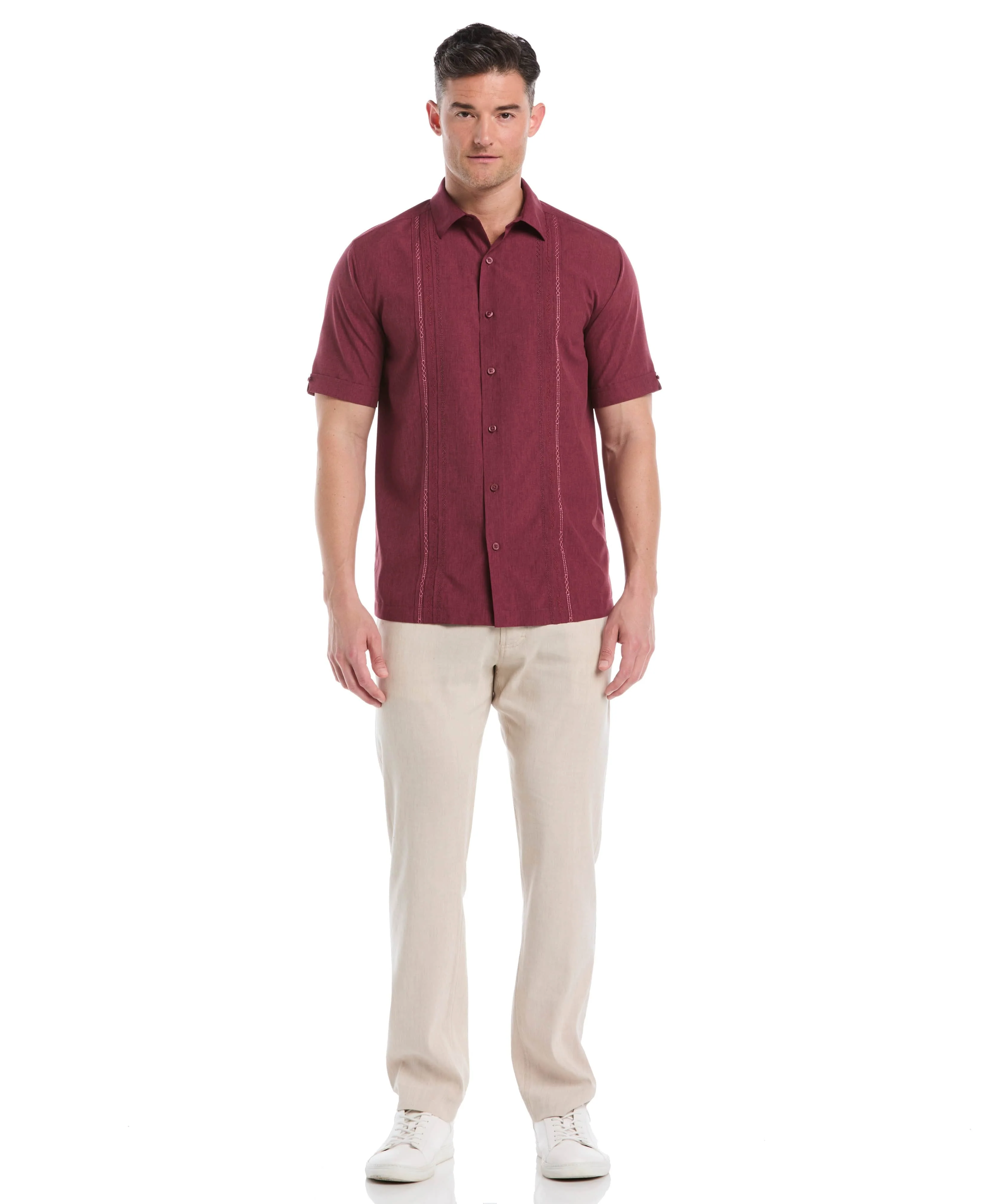 Geo Embroidered Panel Shirt - Image 36