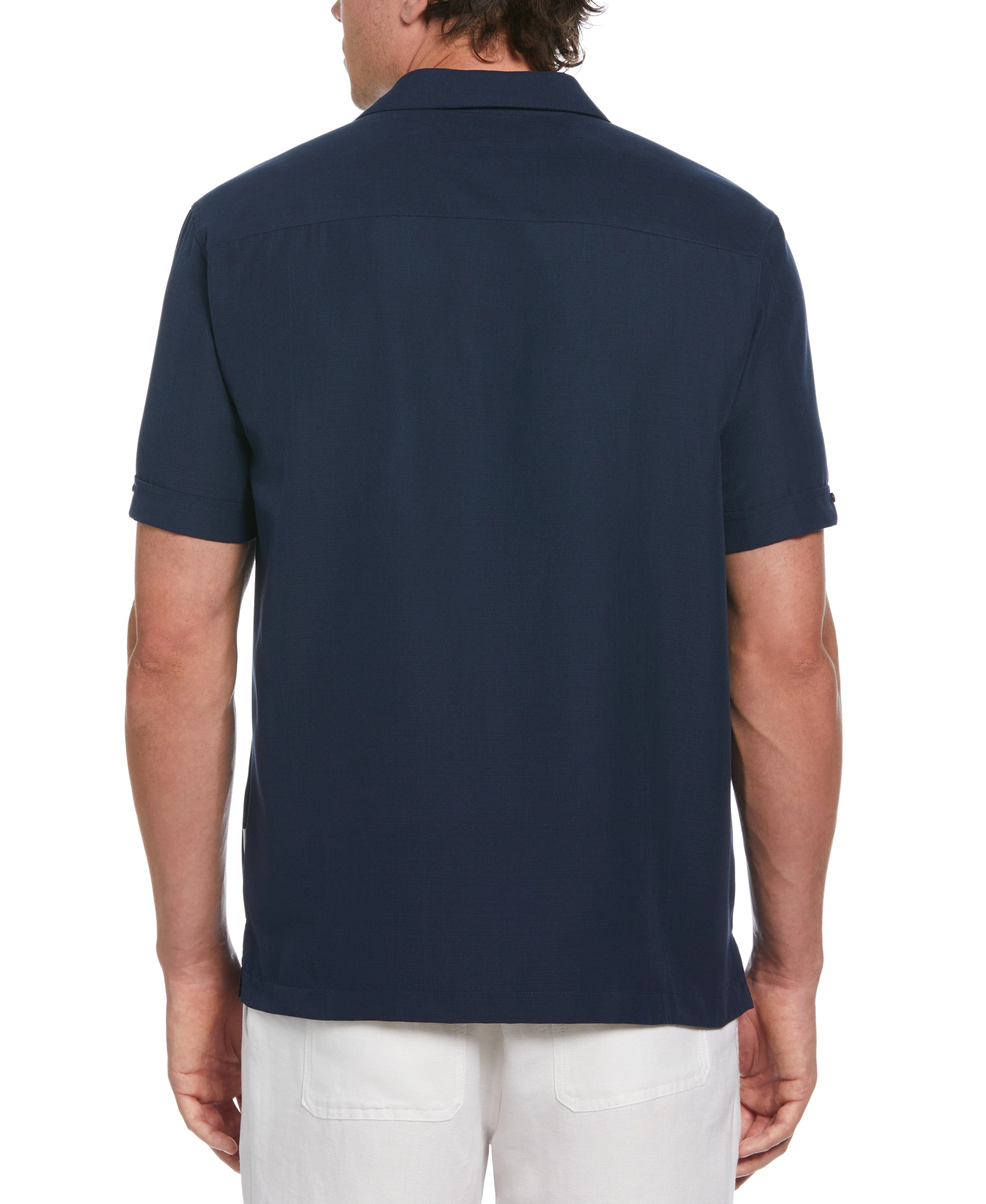 Big & Tall Ombre Embroidered Panel Shirt - Image 19